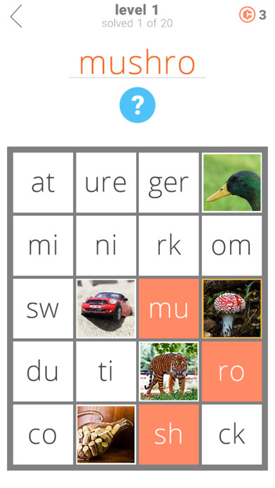 Emulate iPhone app 1 Pic 1 Clue: Word Search Game using MyAndroid Emulate iPhone app 1 Pic 1 Clue: Word Search Game using MyAndroid
