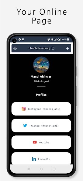 Run android online APK 1Profile.link - Create Website from MyAndroid or emulate 1Profile.link - Create Website using MyAndroid