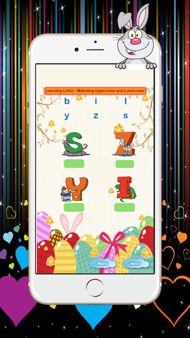 Emulate iPhone app 1st Grade ABC Letter Recognition Flashcards Online using MyAndroid