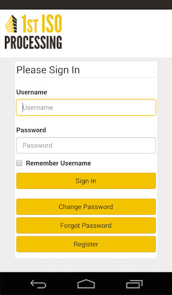Emulate Android APK 1st ISO ATM Management