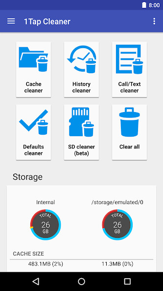 Run android online APK 1Tap Cleaner Pro (clear cache) from MyAndroid or emulate 1Tap Cleaner Pro (clear cache) using MyAndroid Run android online APK 1Tap Cleaner Pro (clear cache) from MyAndroid or emulate 1Tap Cleaner Pro (clear cache) using MyAndroid