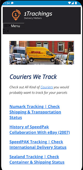 Run android online APK 1trackings.com - Track courier from MyAndroid or emulate 1trackings.com - Track courier using MyAndroid