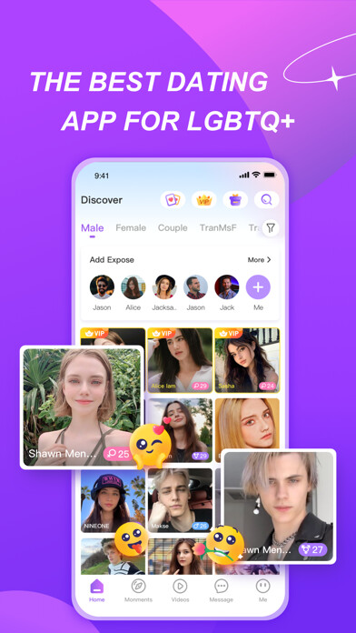 Emulate iPhone app #1 Transgender Dating: TransMe using MyAndroid