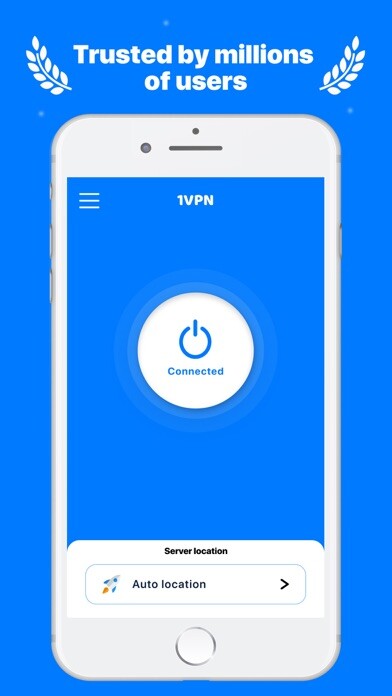 Emulate iPhone app 1VPN: Fast and Unlimited VPN using MyAndroid