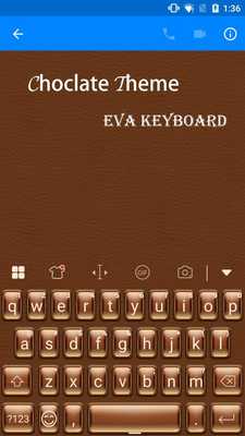 Emulate Android APK 2016 Chocolate Keyboard Theme
