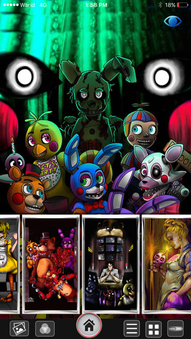 Emulate iPhone app 2016 FNAF Lock & Home Screen HD Wallpapers For Five Night At Freddy Edition using MyAndroid Emulate iPhone app 2016 FNAF Lock & Home Screen HD Wallpapers For Five Night At Freddy Edition using MyAndroid