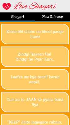 Emulate Android APK 2016 Love Shayari,status