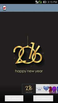 Emulate Android APK 2016 New Year Wallpaper