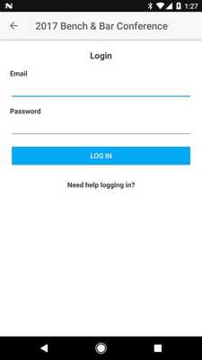 Emulate Android APK 2017 Bench  Bar Conference