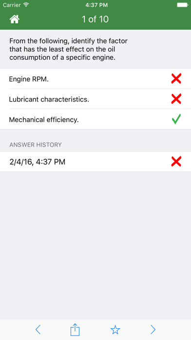 Emulate iPhone app 2017 FAA Test Prep - Aviation Mechanic Powerplant using MyAndroid