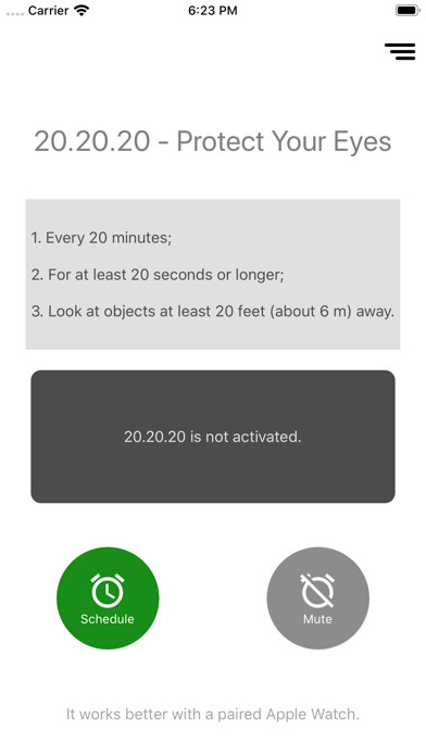 Emulate iPhone app 20.20.20 - Protect Your Eyes using MyAndroid Emulate iPhone app 20.20.20 - Protect Your Eyes using MyAndroid
