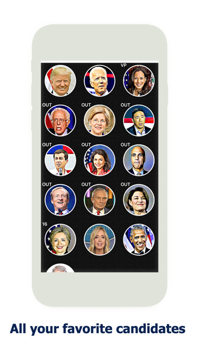 Emulate iPhone app 2020 Election Soundboard using MyAndroid