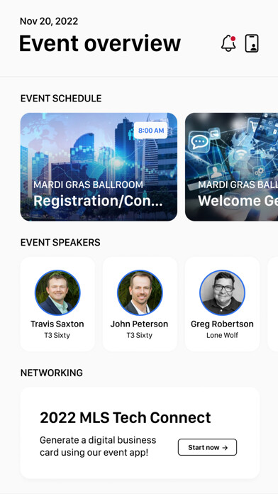 Emulate iPhone app 2022 MLS Tech Forum using MyAndroid