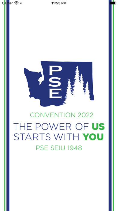 Emulate iPhone app 2022 PSE SEIU Convention using MyAndroid