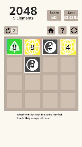 Run android online APK 2048 5 Elements from MyAndroid or emulate 2048 5 Elements using MyAndroid
