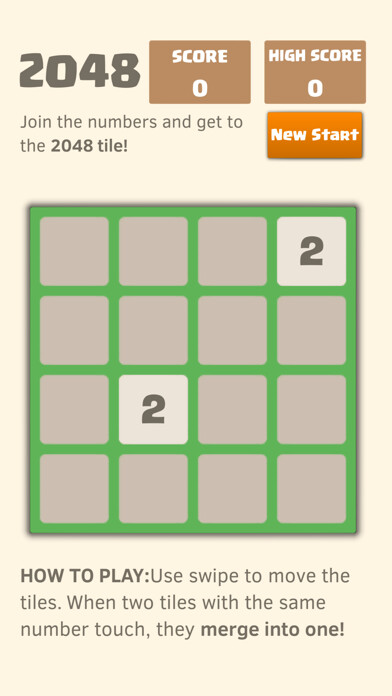 Emulate iPhone app 2048-Amazing! using MyAndroid