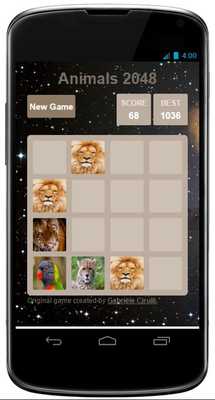 Emulate Android APK 2048 Animals