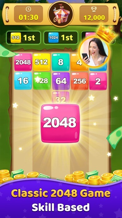Emulate iPhone app 2048 Clash-Win real money using MyAndroid Emulate iPhone app 2048 Clash-Win real money using MyAndroid