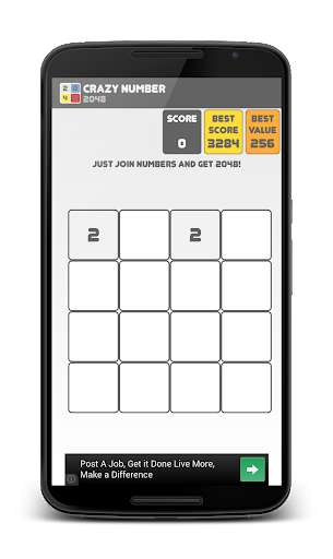 Run android online APK 2048 CRAZY from MyAndroid or emulate 2048 CRAZY using MyAndroid