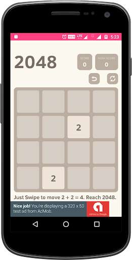 Run android online APK 2048 D from MyAndroid or emulate 2048 D using MyAndroid