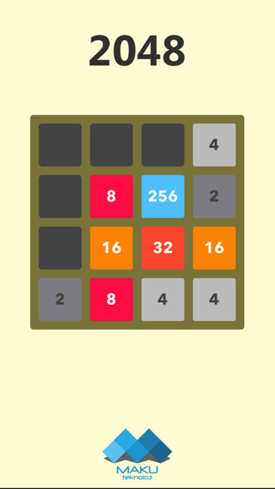 Emulate iPhone app 2048 - Get Tile! using MyAndroid Emulate iPhone app 2048 - Get Tile! using MyAndroid