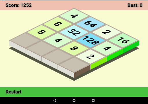 Emulate Android APK 2048 Isometric