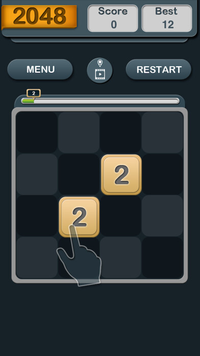 Emulate iPhone app 2048 Mania Deluxe using MyAndroid Emulate iPhone app 2048 Mania Deluxe using MyAndroid
