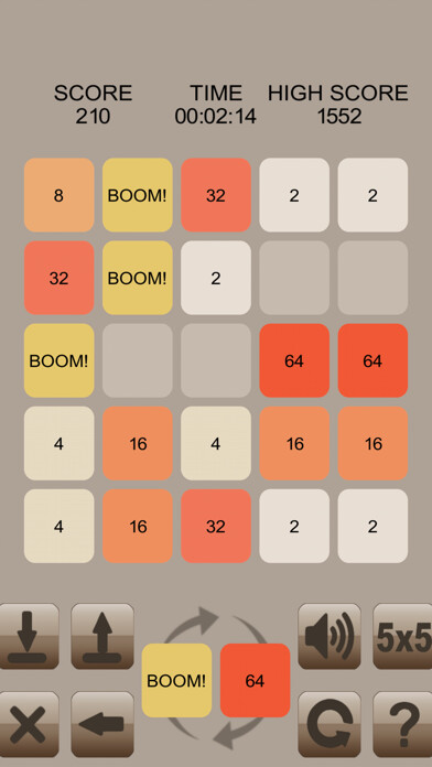 Emulate iPhone app 2048 Merged Boom! using MyAndroid Emulate iPhone app 2048 Merged Boom! using MyAndroid