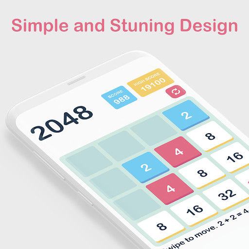 Run android online APK 2048 New Design from MyAndroid or emulate 2048 New Design using MyAndroid