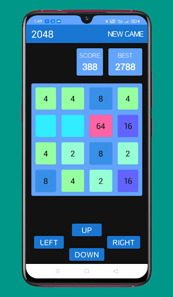 Run android online APK 2048 Offline from MyAndroid or emulate 2048 Offline using MyAndroid