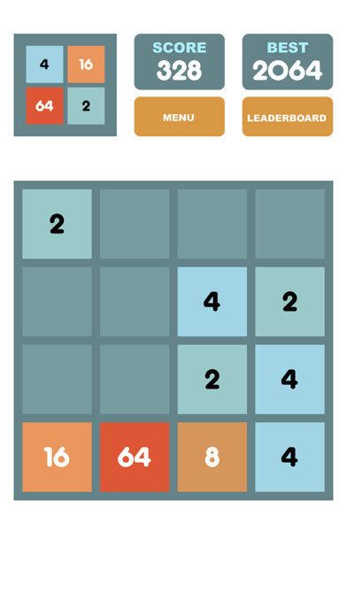 Emulate iPhone app 2048 Puzzle - Number Games using MyAndroid