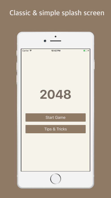 Emulate iPhone app 2048 - puzzle number using MyAndroid
