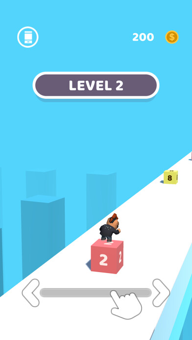 Emulate iPhone app 2048 Surfer 3D using MyAndroid