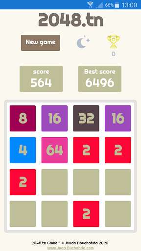 Run android online APK 2048tn from MyAndroid or emulate 2048tn using MyAndroid