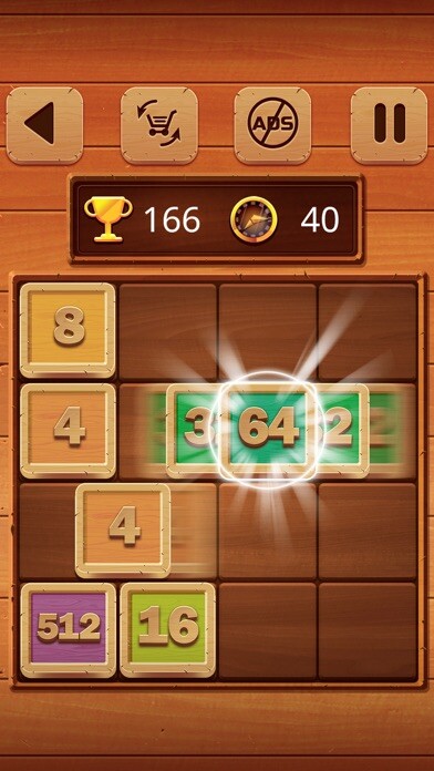 Emulate iPhone app 2048 Wooden Edition using MyAndroid
