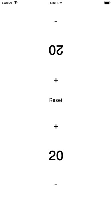 Emulate iPhone app 20HP Counter using MyAndroid