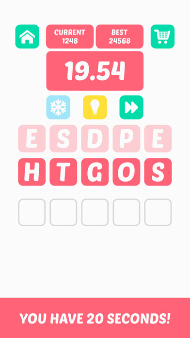 Emulate iPhone app 20 Seconds - Word Game using MyAndroid Emulate iPhone app 20 Seconds - Word Game using MyAndroid
