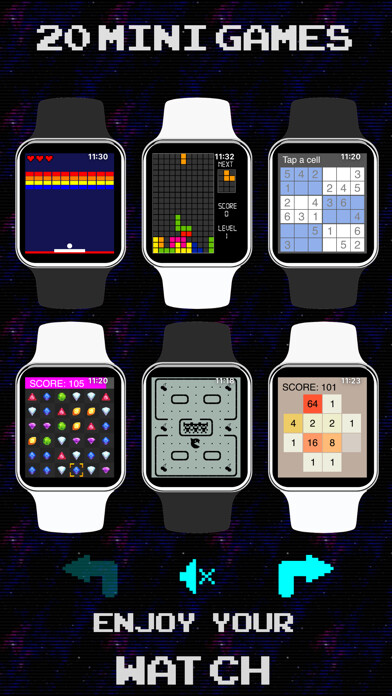 Emulate iPhone app 20 Watch Games - Classic Pack using MyAndroid
