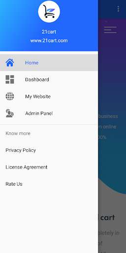 Run android online APK 21cart from MyAndroid or emulate 21cart using MyAndroid Run android online APK 21cart from MyAndroid or emulate 21cart using MyAndroid