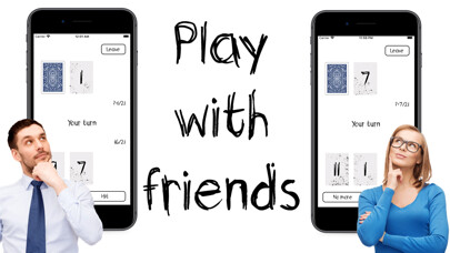 Emulate iPhone app 21 - super fun Twenty-One game using MyAndroid