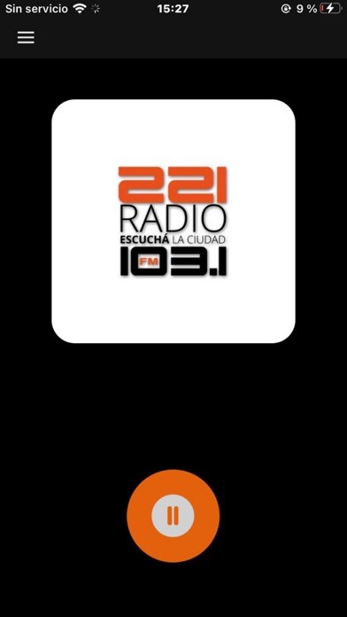 Emulate iPhone app 221 Radio La Plata using MyAndroid