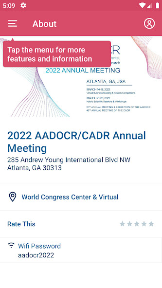 Run android online APK 22 AADOCR/CADR Annual Meeting from MyAndroid or emulate 22 AADOCR/CADR Annual Meeting using MyAndroid
