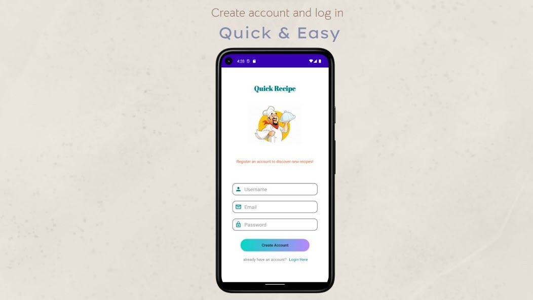 Run android online APK 22 QuickRecipe from MyAndroid or emulate 22 QuickRecipe using MyAndroid