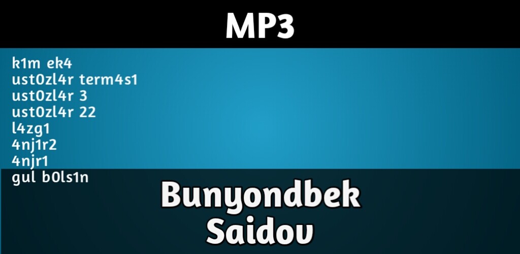 Run android online APK 23a Bunyodbek Saidov mp3 from MyAndroid or emulate 23a Bunyodbek Saidov mp3 using MyAndroid Run android online APK 23a Bunyodbek Saidov mp3 from MyAndroid or emulate 23a Bunyodbek Saidov mp3 using MyAndroid