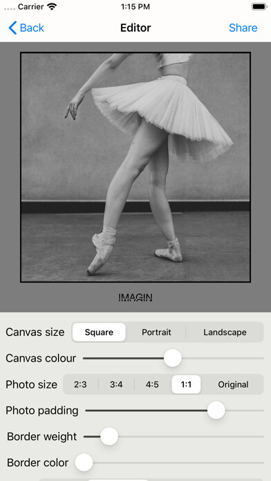 Emulate iPhone app 2/3 - fit any image to IG using MyAndroid