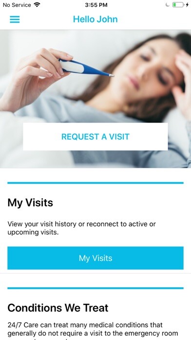 Emulate iPhone app 24/7 Care using MyAndroid Emulate iPhone app 24/7 Care using MyAndroid