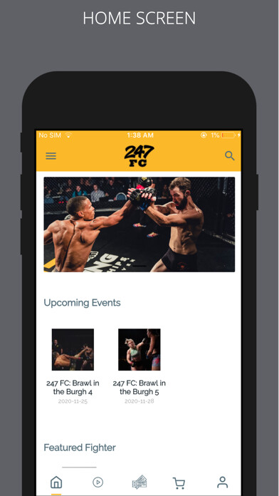Emulate iPhone app 247 Fighting Championships using MyAndroid Emulate iPhone app 247 Fighting Championships using MyAndroid