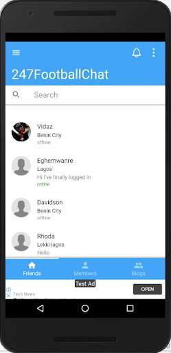 Run android online APK 247FootballChat from MyAndroid or emulate 247FootballChat using MyAndroid