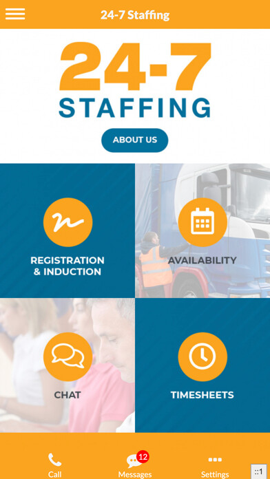 Emulate iPhone app 24-7 Staffing using MyAndroid Emulate iPhone app 24-7 Staffing using MyAndroid