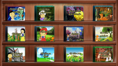 Emulate iPhone app 24 Cuentos Clásicos infantiles using MyAndroid